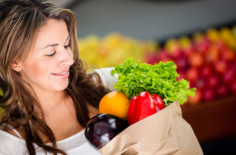 Vitaminreiche, gesunde Ernährung